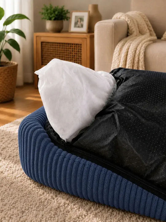Verk Group Elevated Dog Bed Blue 60x45 cm