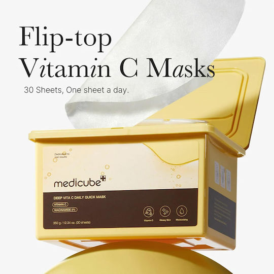 Medicube Deep Vita C Daily Quick Маска за Лице 30 бр