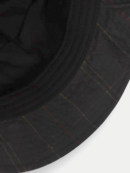 Barbour Pălărie Bărbătească Textilă Tartan, Stil Bucket, Gri