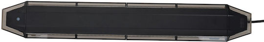 Einparts LED-Autowarnleiste 12 / 24 V mit orangefarbener Beleuchtung