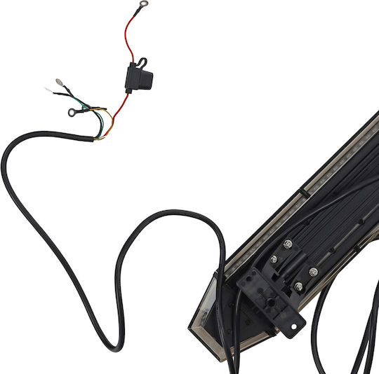 Einparts LED-Warnlichtleiste für Autos 12 / 24 V mit orangefarbener Beleuchtung