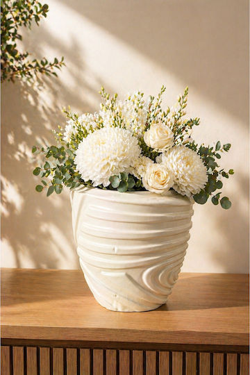 SteweHome Декоративна Стъклена Ваза Черна Y25cm