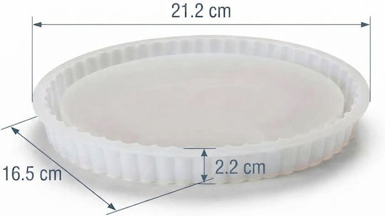 Silikonform Ovaler Teller 21.2x16.5x2.2cm