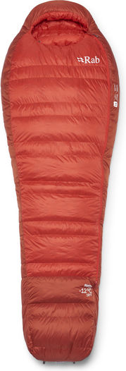 Rab Sleeping Bag Μονό 3 Εποχών Alpine Down Tuscan Red