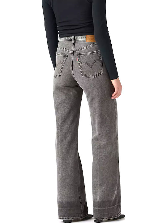 Levi's Ribcage High-Rise Women's Slim-Fit Jeans Grey