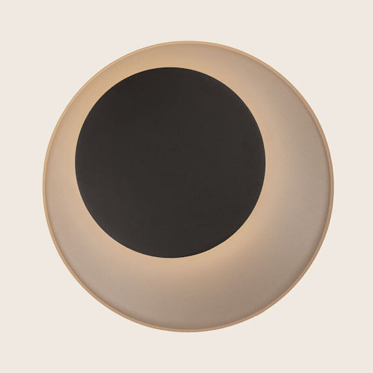 Zambelis Lights Java Plafonieră LED cu Schimbare de Culoare Maro Neagră Ø70 cm 2685 Reglabilă ca Intensitate