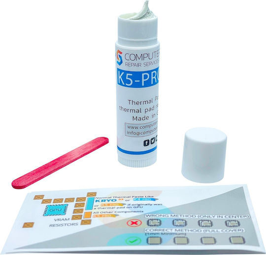 Tech Essentials Kit Csgr Σετ K5 Pro Kryo33 Cs Flux Putty Paste Flux Cpu Gpu