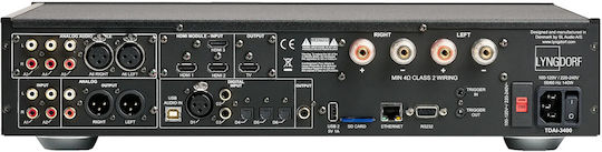 TDAI-3400 Integrated Hi-Fi Stereo Amplifier 400W/4Ω 200W/8Ω Black