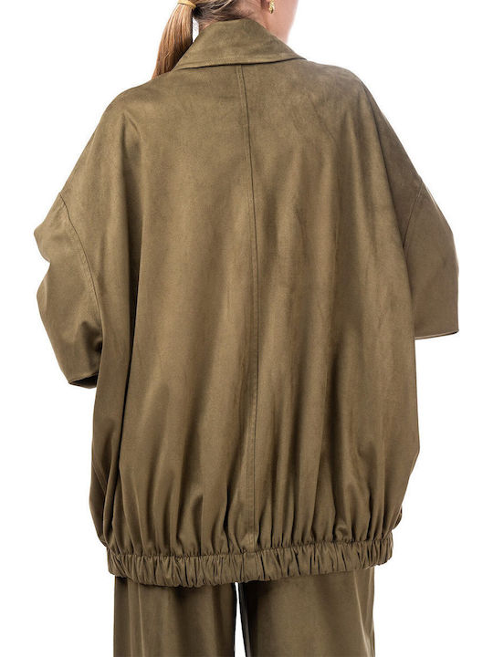 Moutaki Damen-Winterjacke Khaki