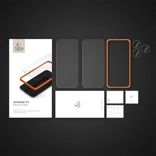 Tech-Protect 2.5D Gehärtetes Glas 0,3 mm 3 Stück (iPhone 18 Pro Max)