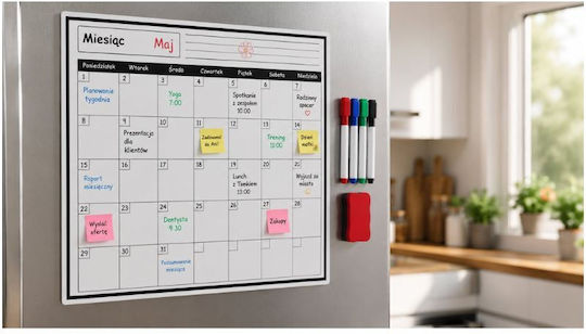 Magnetische Seminar-Whiteboardtafel mit Stativ 26x35cm