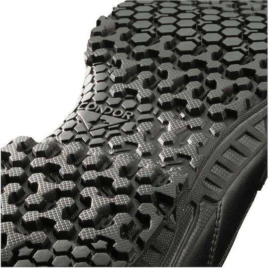 Condor Militärstiefel aus Schwarzem Leder
