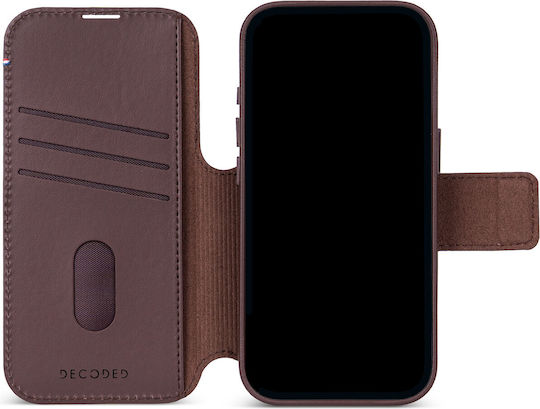 Decoded Brown Leather Wallet (iPhone 18 Pro / 17 Pro Xiaomi 17 Pro)