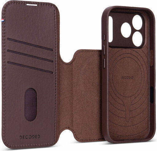 Decoded Brown Leather Wallet (iPhone 18 Pro / 17 Pro Xiaomi 17 Pro)