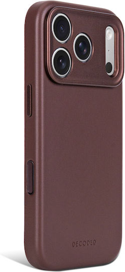 Decoded Back Cover Δερμάτινο Καφέ (iPhone 18 Pro / 17 ProXiaomi 17 Pro)