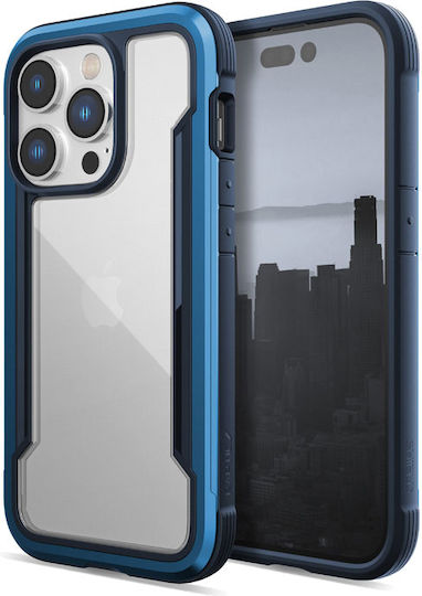 X-Doria Backcover Metallisch Marineblau (iPhone 14 Pro)