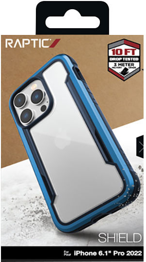 X-Doria Backcover Metallisch Marineblau (iPhone 14 Pro)