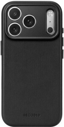 Decoded Back Cover Δερμάτινο Μαύρο (iPhone 18 Pro / 17 ProXiaomi 17 Pro)