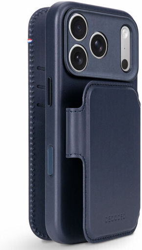 Decoded Leather Wallet Navy Blue (iPhone 18 Pro / 17 ProXiaomi 17 Pro)