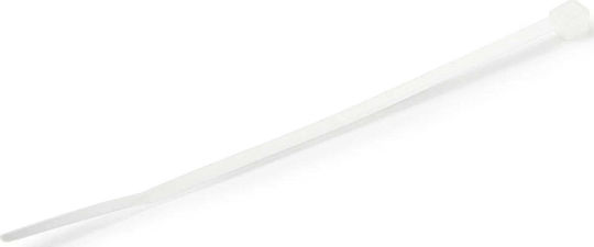 StarTech Plastische Kabelbinder in Weißer Farbe (1000 Stück) CBMZT4NK
