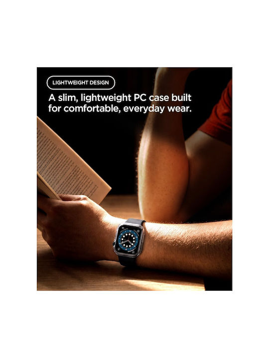 Spigen Пластмасов Калъф в Прозрачен Цвят за Apple Watch 12 (46 мм)