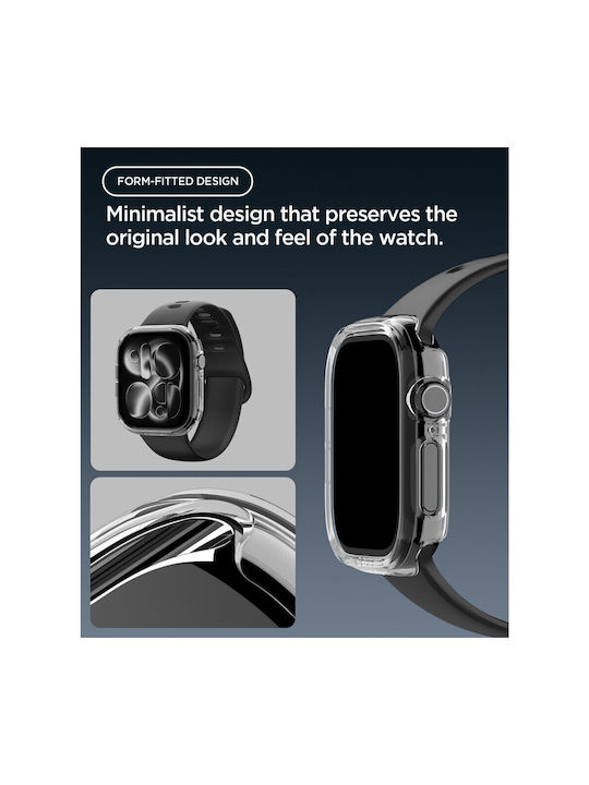 Spigen Kunststoffhülle in transparenter Farbe für Apple Watch 12 (42 mm)