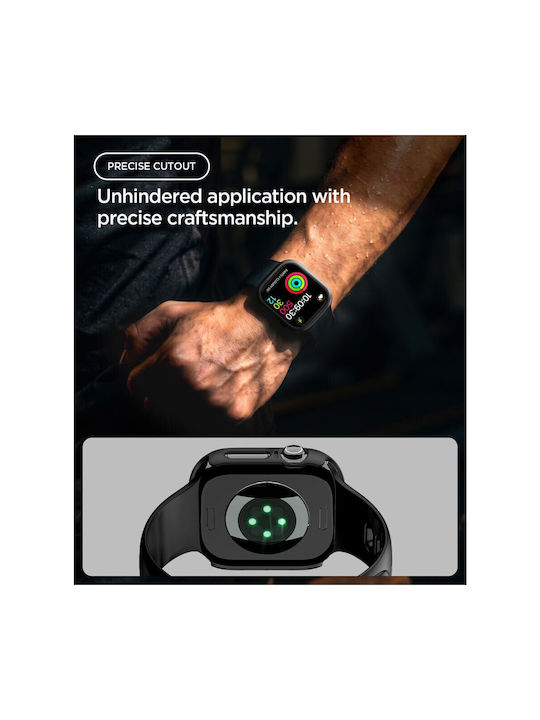 Spigen Kunststoffgehäuse in Schwarz für Apple Watch 12 (46 mm)