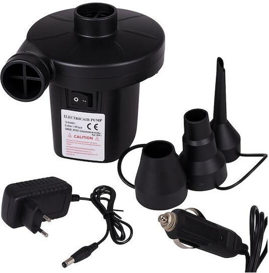 Ηλεκτρική Τρόμπα για Φουσκωτά 230V / 12V Μαύρο