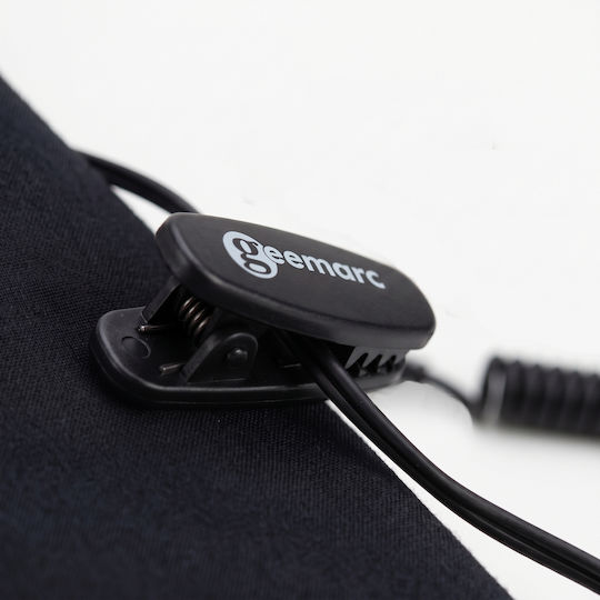Geemarc Inductive Hands-free Kit 2.5mm Jack Built-in Mic Seniors Black
