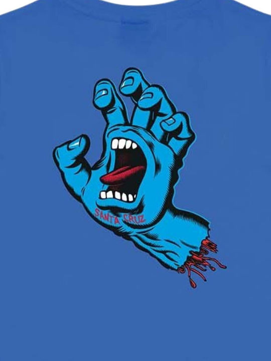 Kids' Blue T-shirt Screaming