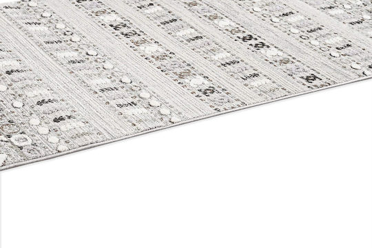Balsan Havana Aztec-s 619 Set Modern de Covoare pentru Dormitor Gri 3 Bucăți