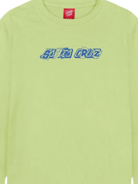Santa Cruz Bluză pentru Copii cu Mâneci Lungi Verde
