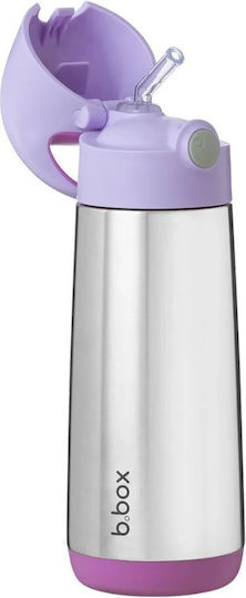 B.Box Edelstahl-Kinderthermosflasche Lila 500 ml