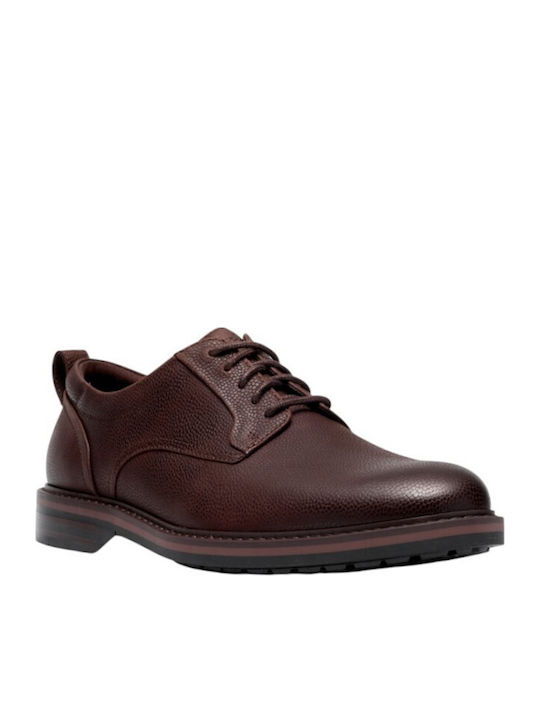 Aldwin 2 Derby Herren Freizeitschuhe Aus Leder Braun