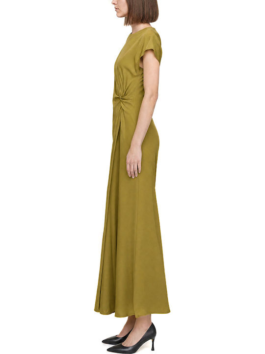 Sommerliches Maxi-Wickelkleid in Grün