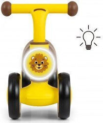 Milly Mally York Mașinuță Ride On pentru 12+ Luni cu Sunete Galben