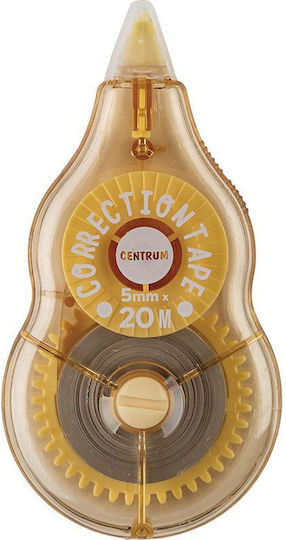 Bandă Corectoare Centrum 20 m x 5 mm Galbenă