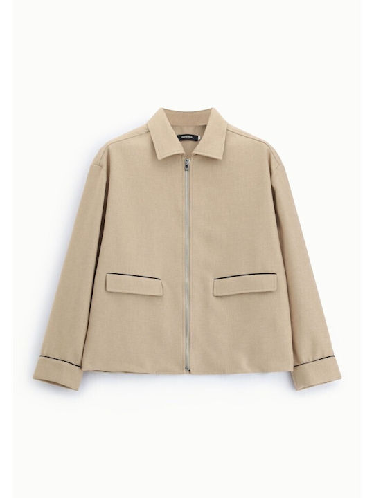 Long Sleeve Overshirt in Regular Fit Corda