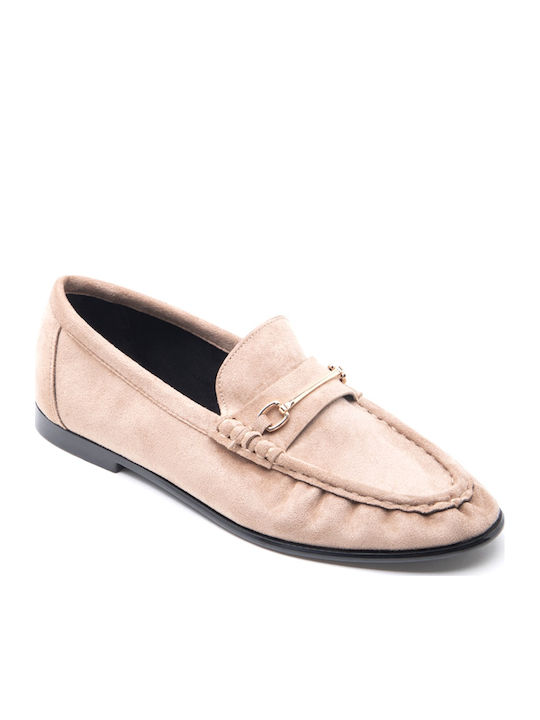 Damen-Loafers in Beige
