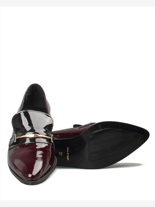Damen-Loafers in Bordeaux