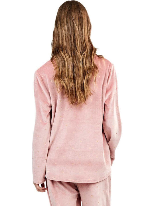 Gisela Winter Women's Pink Pyjama Set