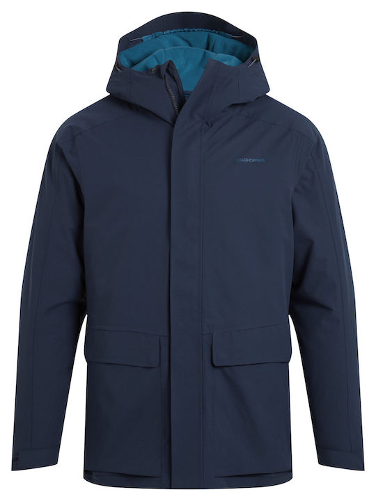 Waterproof Winter Jacket Navy Blue