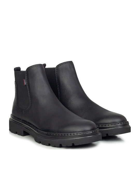 Callaghan Black Chelsea Boots