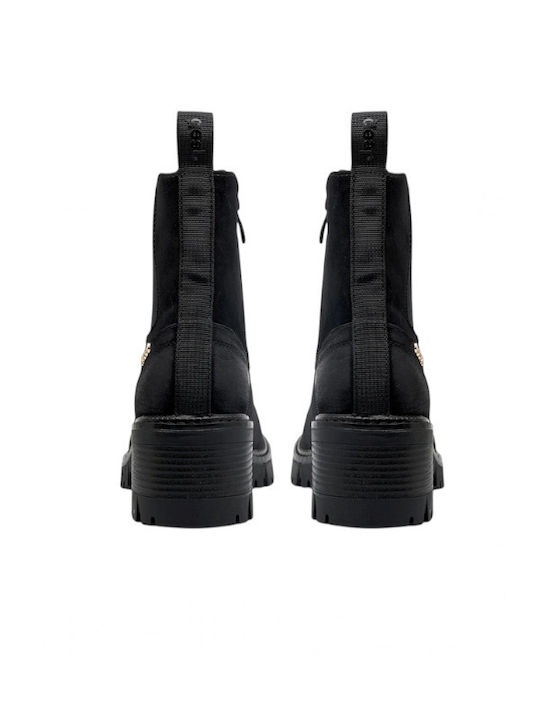 Damen Chelsea-Stiefeletten Schwarz