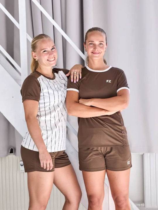 Damen-Sporttop Schnell Trocknend Braun