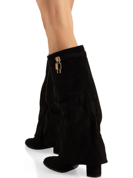 Suede Women's Boots Black