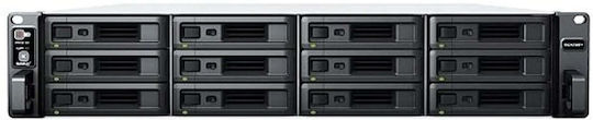 Synology RackStation RS2423RP+II NAS Tower with 12 Slots for HDD/SSD and 2 Ethernet Ports