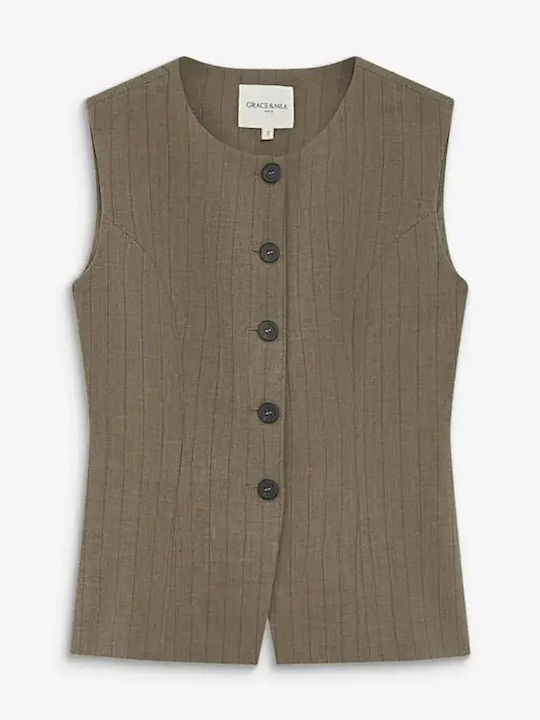 Vestă Damă Beige