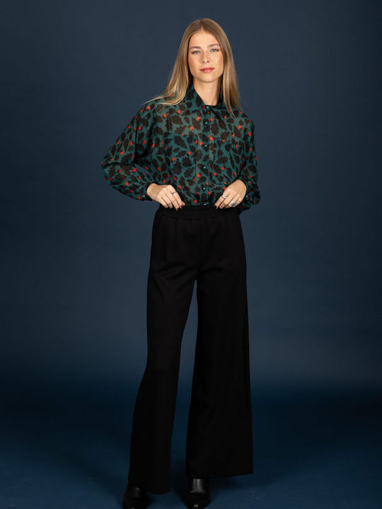 Long Sleeve Women's Shirt Green