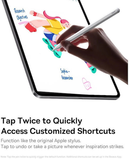 Baseus Digitale Tablet Stift mit Handflächenabweisung für iPad in Weiß